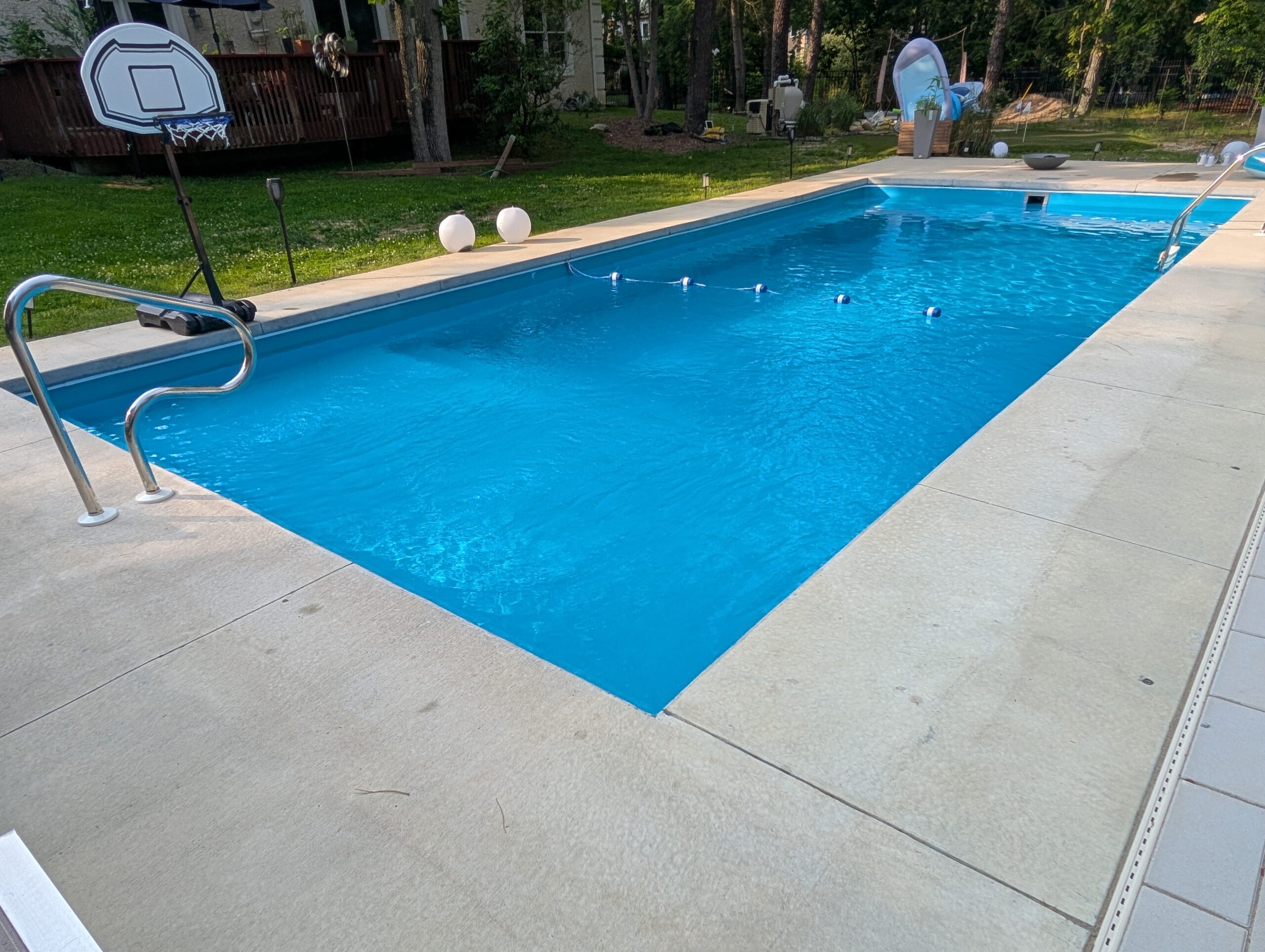 Pool opening service preparation